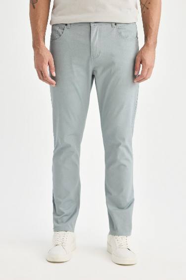 Regular Fit Normal Kesim Yazlık Düz Paça Chino Kanvas Pantolon