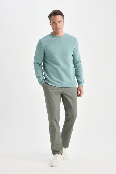 Regular Hem Chino Pants