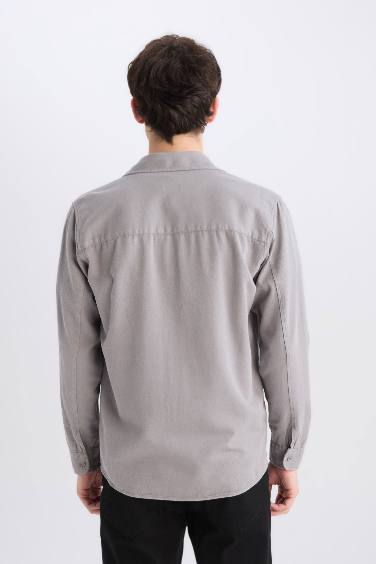 Рубашка стандартного кроя из хлопка