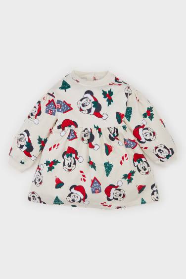 Mickey & Minnie Licensed Long Sleeve Knitted Dress