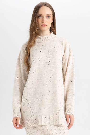 Relax Fit Half Turtleneck Tunic