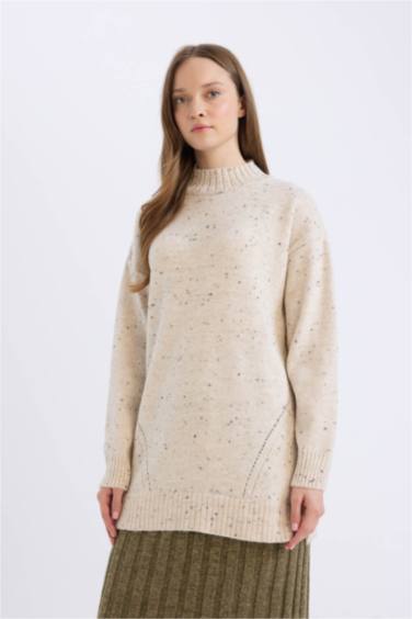 Relax Fit Half Turtleneck Tunic