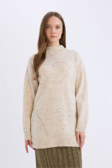 Relax Fit Half Turtleneck Tunic
