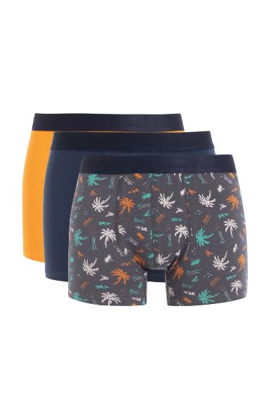 Regular Fit 3'lü Boxer