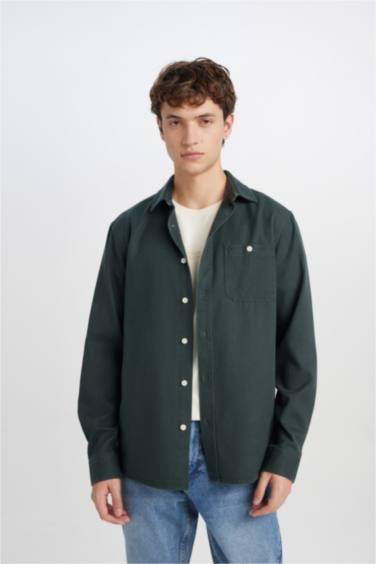 қалыпты пішім Ұзын жеңді көйлек