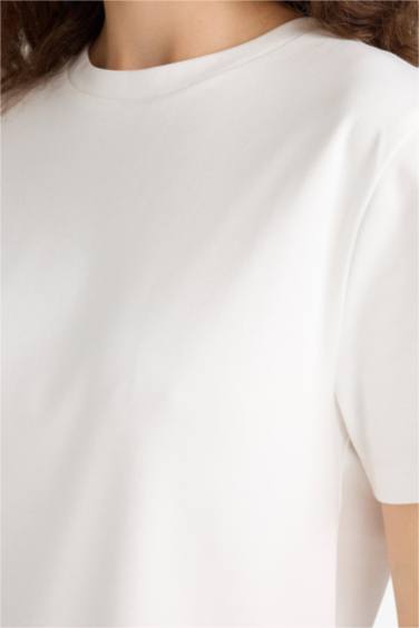 Regular Fit Bisiklet Yaka Kısa Kollu Tişört