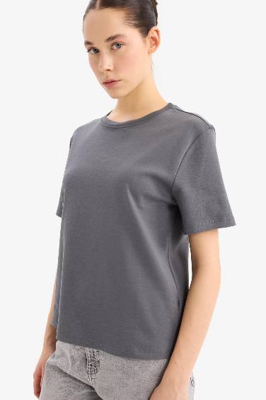 Regular Fit Crew Neck Short Sleeve T-Shirt