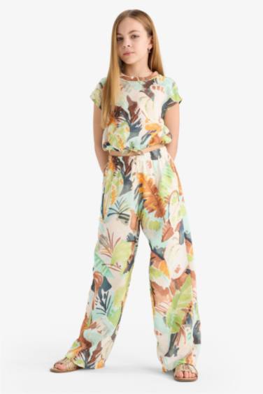Girl Palazzo Wide Leg Trousers
