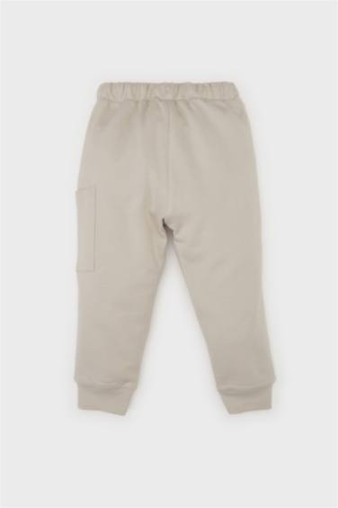 Baby Boy Label Printed Elastic Waist Sweatpants