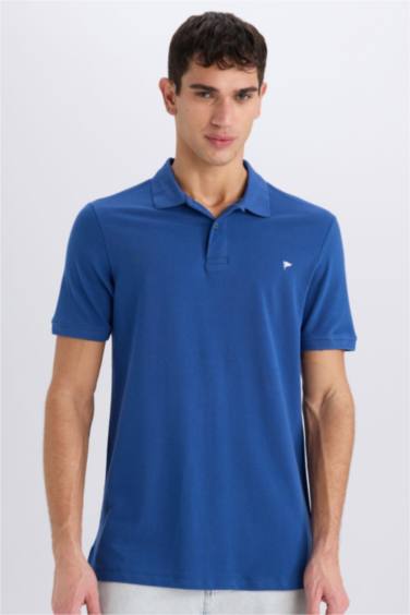 Slim Fit Short Sleeve Polo T-Shirt