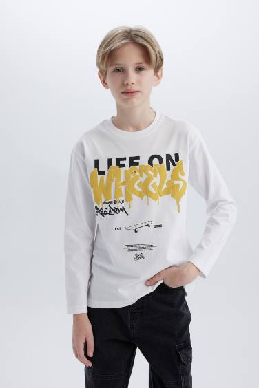 Boy Crew Neck Printed T-Shirt