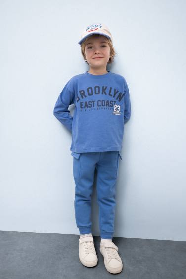 Baby Boy Crew Neck Printed T-shirt