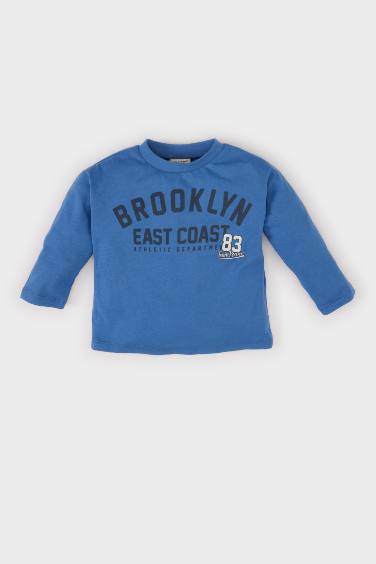 Baby Boy Crew Neck Printed T-shirt