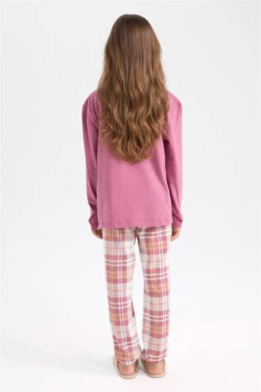 Girl Printed Top Bottom 2 Piece Pajama Set