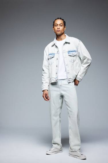 Veste en jean légère oversize