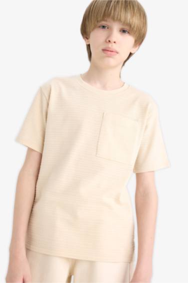 Boy Regular Fit Crew Neck Short Sleeve T-Shirt