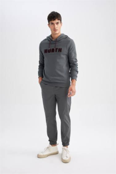 Pantalon Jogging en coton gris pour Homme