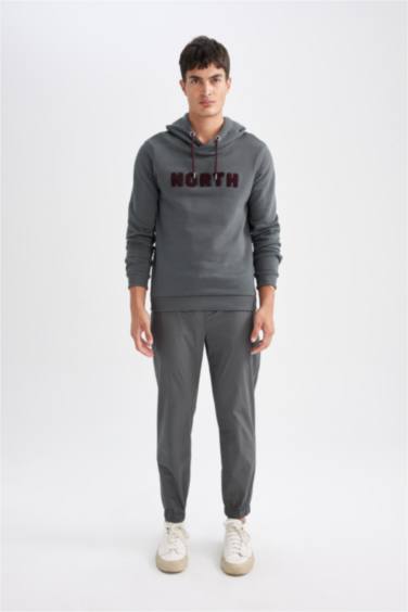 Pantalon Jogging en coton gris pour Homme