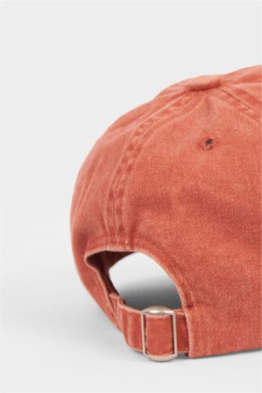 Erkek Etiket Baskılı Jean Beyzbol Basketbol Şapkası - Görsel 5