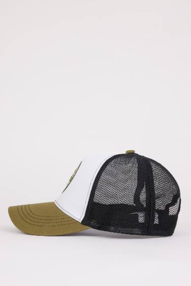 Man Label Printed Woven Baseball Basketball Cap