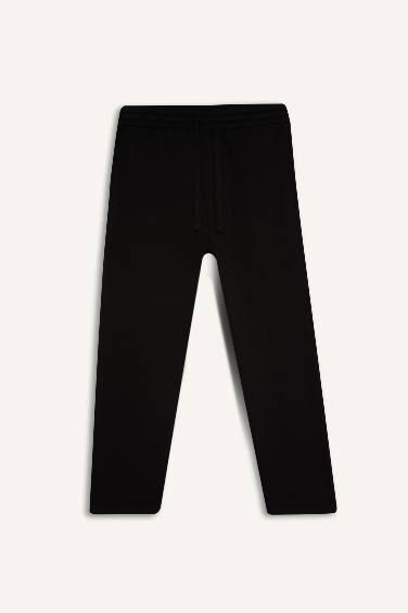 Regular Fit Tied Waist Basic Sweatpants