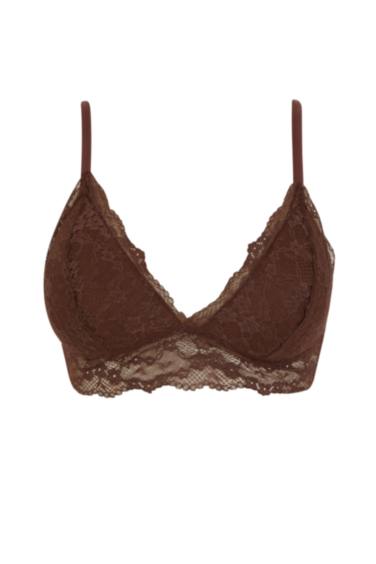 Padded Lace Covered Bra