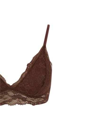 Padded Lace Covered Bra