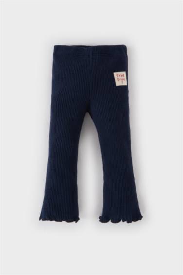 Kız Bebek İspanyol Paça Waffle Tayt