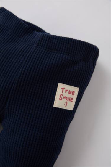 Kız Bebek İspanyol Paça Waffle Tayt