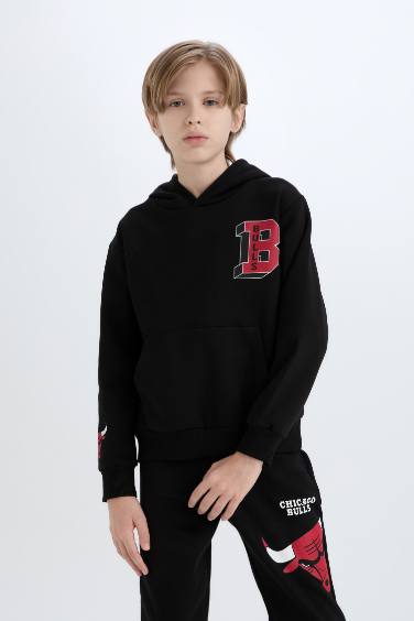 Regular Fit NBA Licensed Hooded Sweatshirt