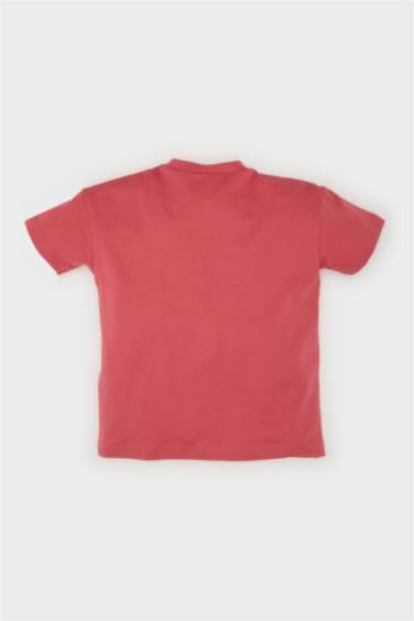 Baby Boy Regular Fit Slogan Patterned T-shirt