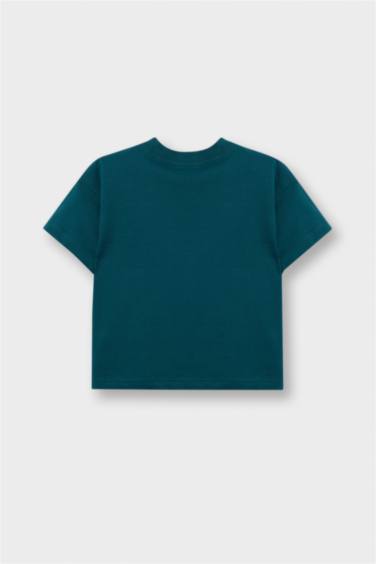 تيشيرت بيبي ولادي نص ردن بطبعة شعار قصة عادية