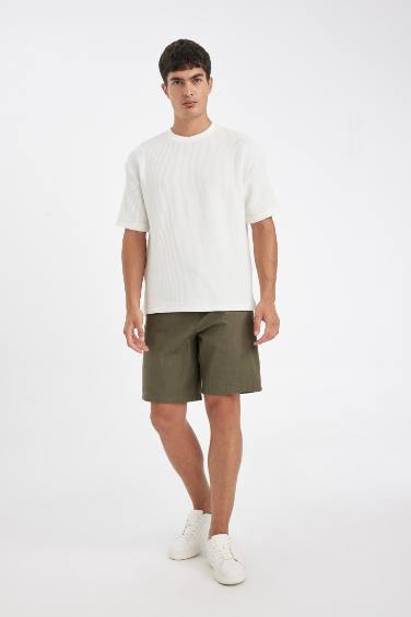 Relax Fit Cotton Bermuda