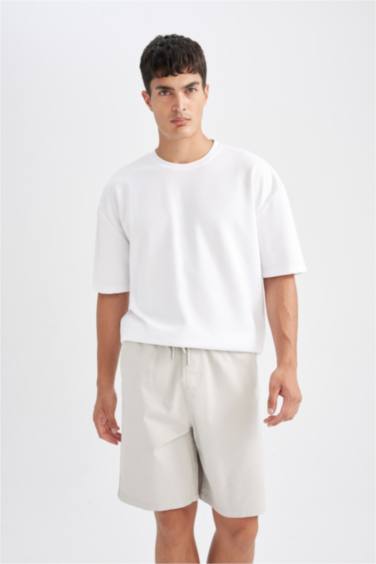 Relax Fit Cotton Bermuda