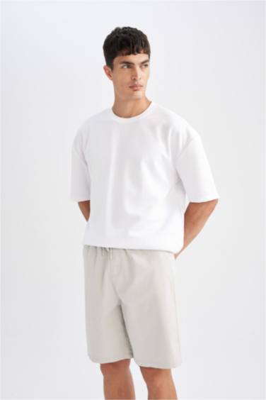 Relax Fit Cotton Bermuda