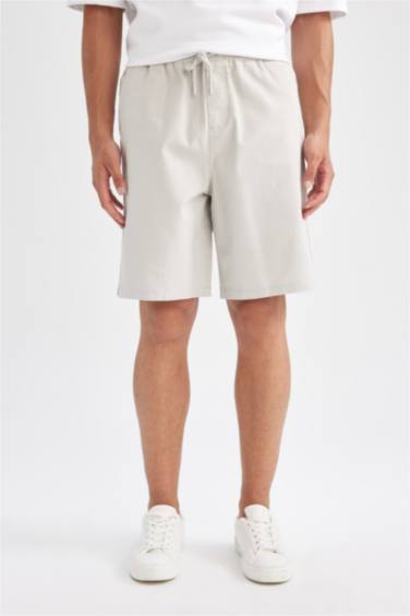 Relax Fit Cotton Bermuda