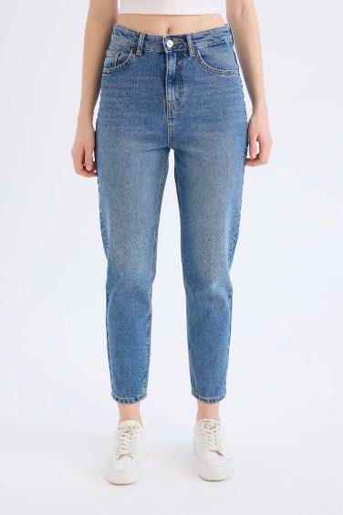 Lina Lina Mom Fit Normal Waist Straight Leg Jeans