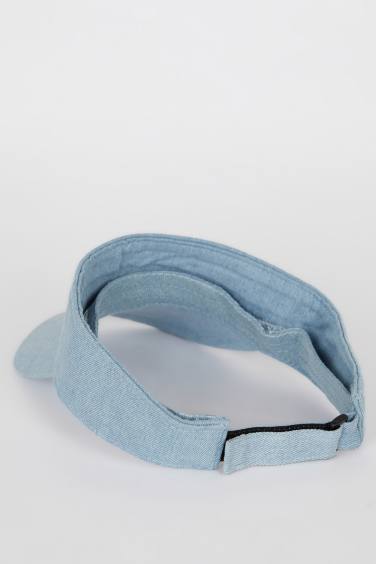 Woman Woven Visor Hat