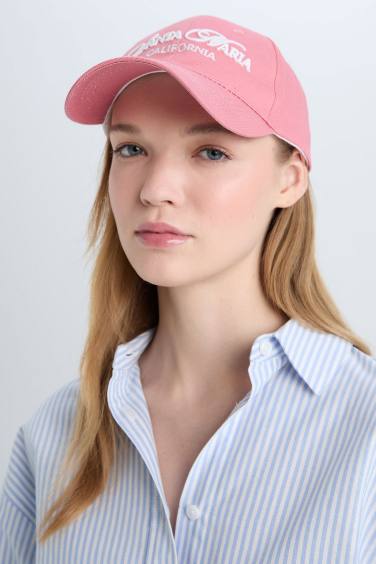 Woman Label Printed Woven Baseball Basketball Cap