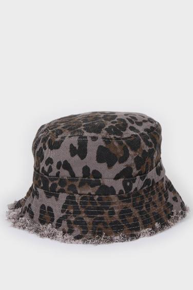 Woman Leopard Woven Baseball Basketball Cap