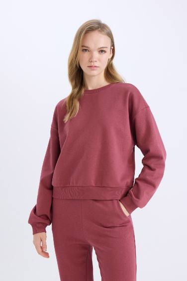 Regular Fit 2'li Takım Sweatshirt Beli Lastikli Eşofman Altı