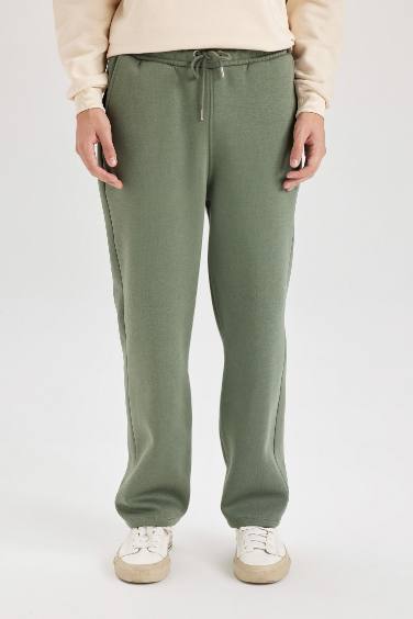 Штаны свободного кроя из плотной ткани