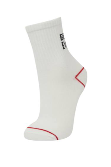 جوارب ولادي طويل قطن - 5 قطع