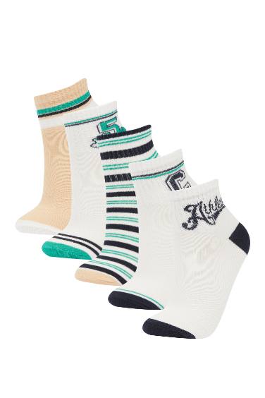 Boy 5 Piece Cotton Sock Socks