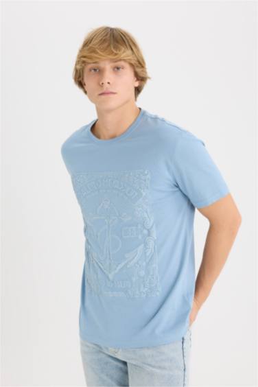 Regular Fit Crew Neck Short Sleeve T-Shirt