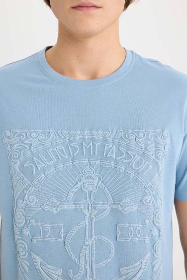 Regular Fit Crew Neck Short Sleeve T-Shirt