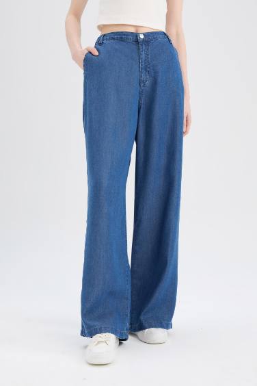 кең аяқ тенсел Шалбар