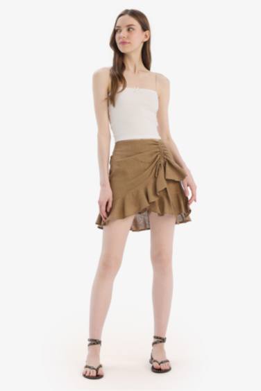 қысқа ұзындық Тоқылған юбка