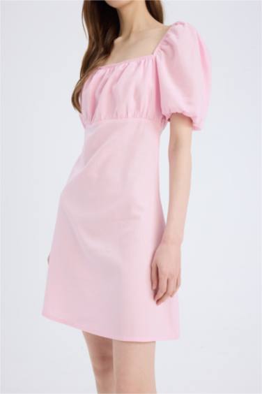 шаршы ойық қысқа жеңді Қысқа жеңді тоқылған көйлек