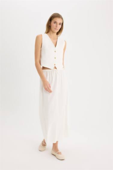 Coool a сызығы максималды ұзындық Тоқылған юбка